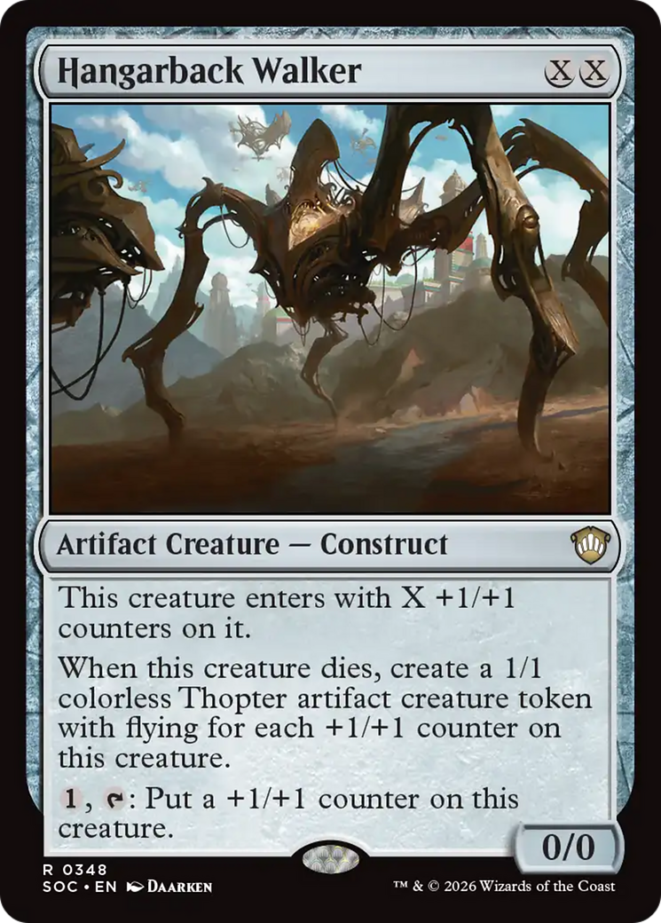 Magic: The Gathering - Hangarback Walker - Secrets of Strixhaven Commander
