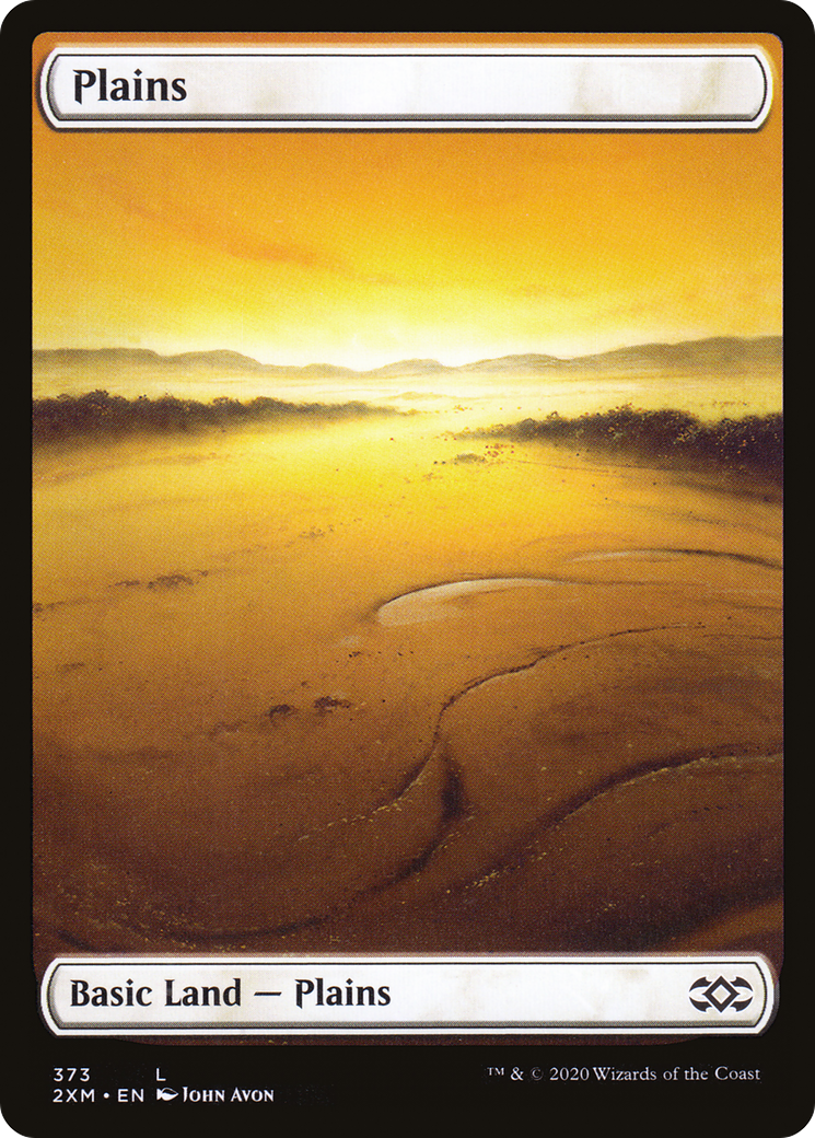 Magic: The Gathering - Plains #373 Foil - Double Masters