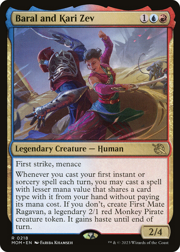 Magic: The Gathering - Baral and Kari Zev Foil - March of the Machine
