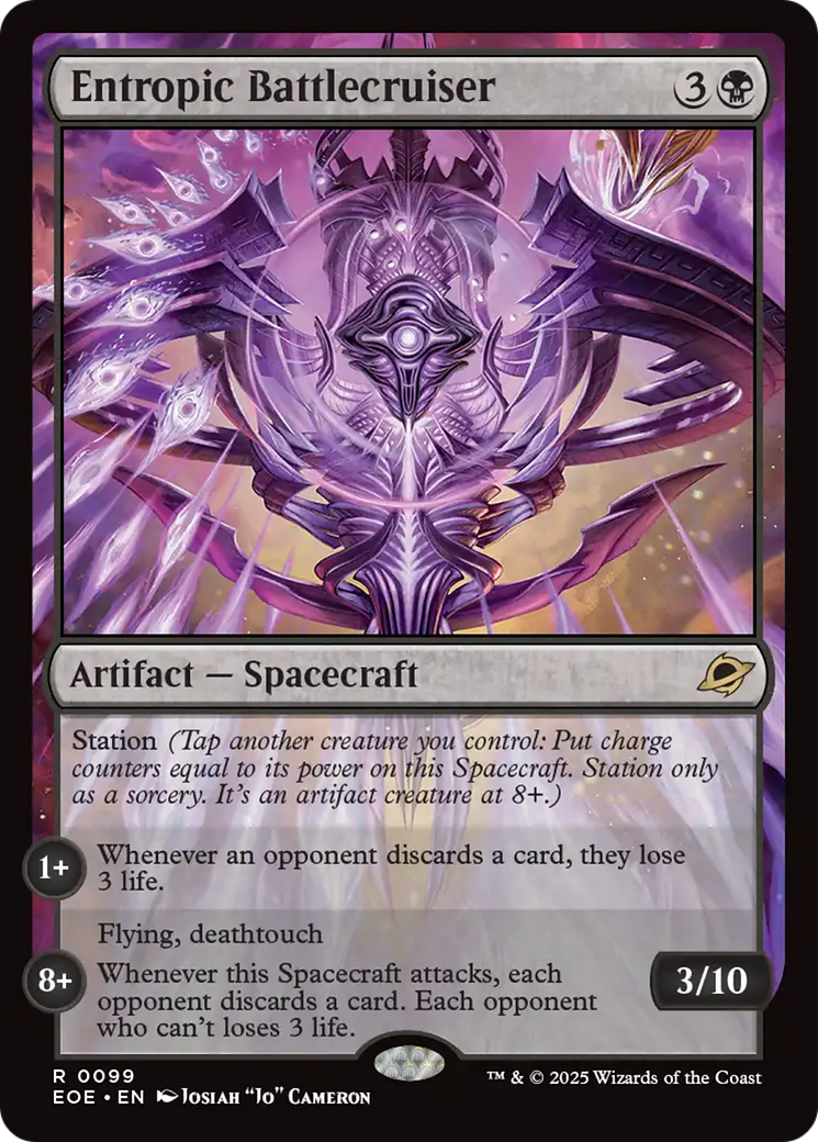 Magic: The Gathering - Entropic Battlecruiser Foil - Edge of Eternities
