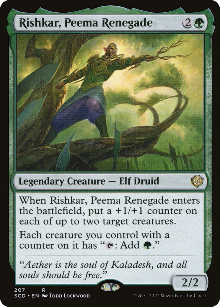 Magic: The Gathering - Rishkar, Peema Renegade - Starter Commander Decks