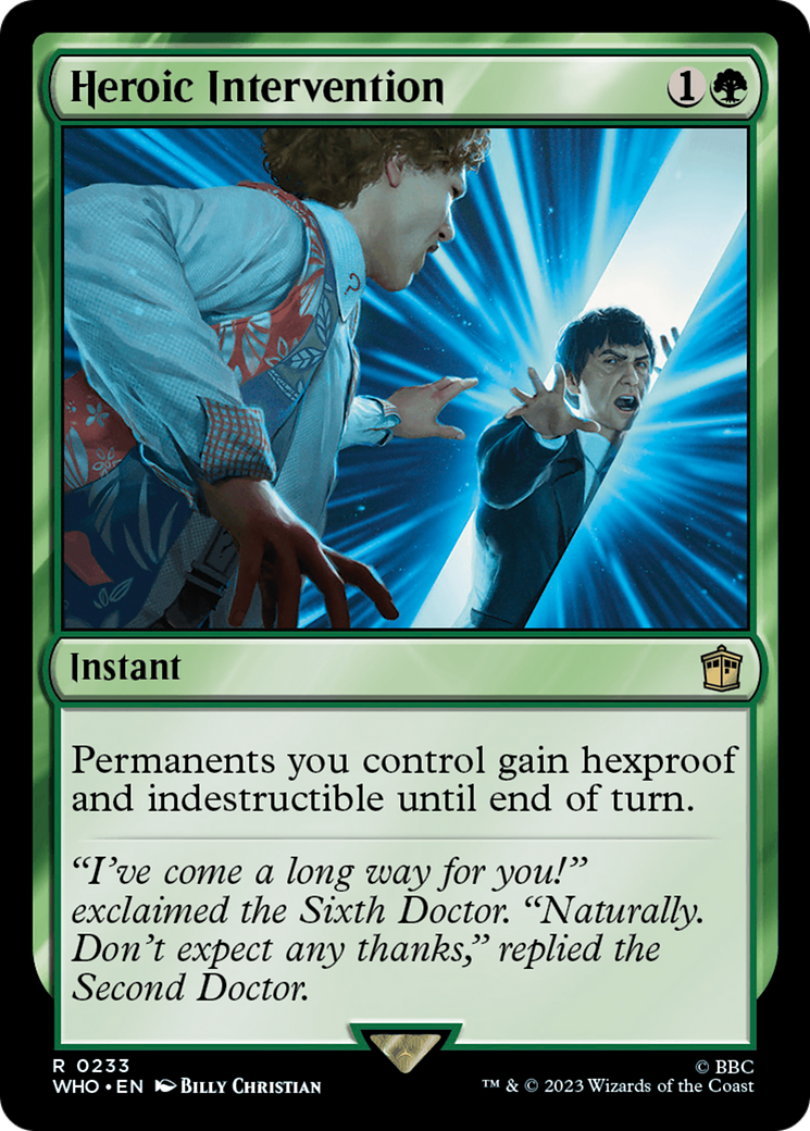 Magic: The Gathering - Heroic Intervention - Doctor Who