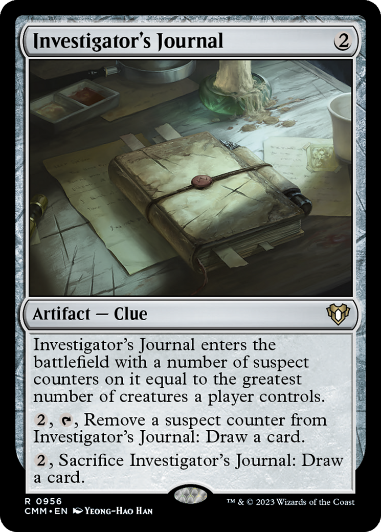 Magic: The Gathering - Investigator's Journal - Commander Masters