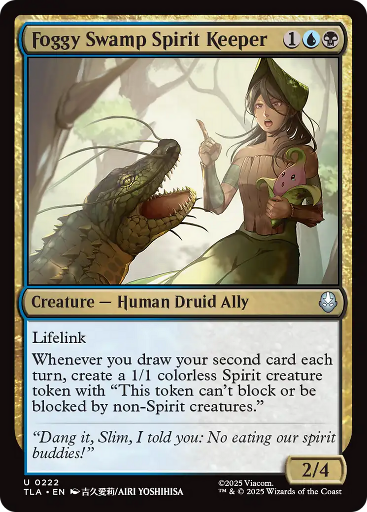 Magic: The Gathering - Foggy Swamp Spirit Keeper - Avatar: The Last Airbender