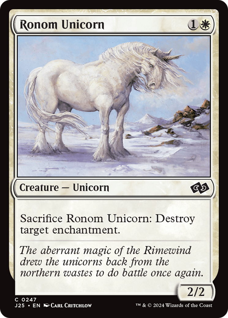 Magic: The Gathering - Ronom Unicorn - Foundations Jumpstart