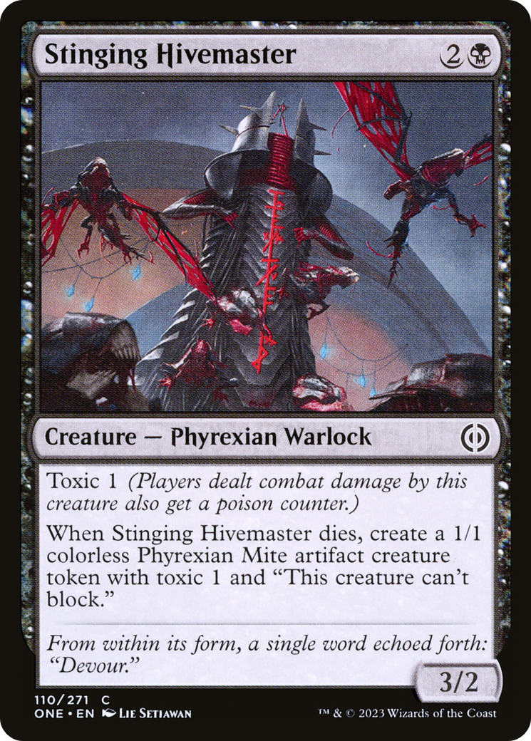 Magic: The Gathering - Stinging Hivemaster Foil - Phyrexia: All Will Be One
