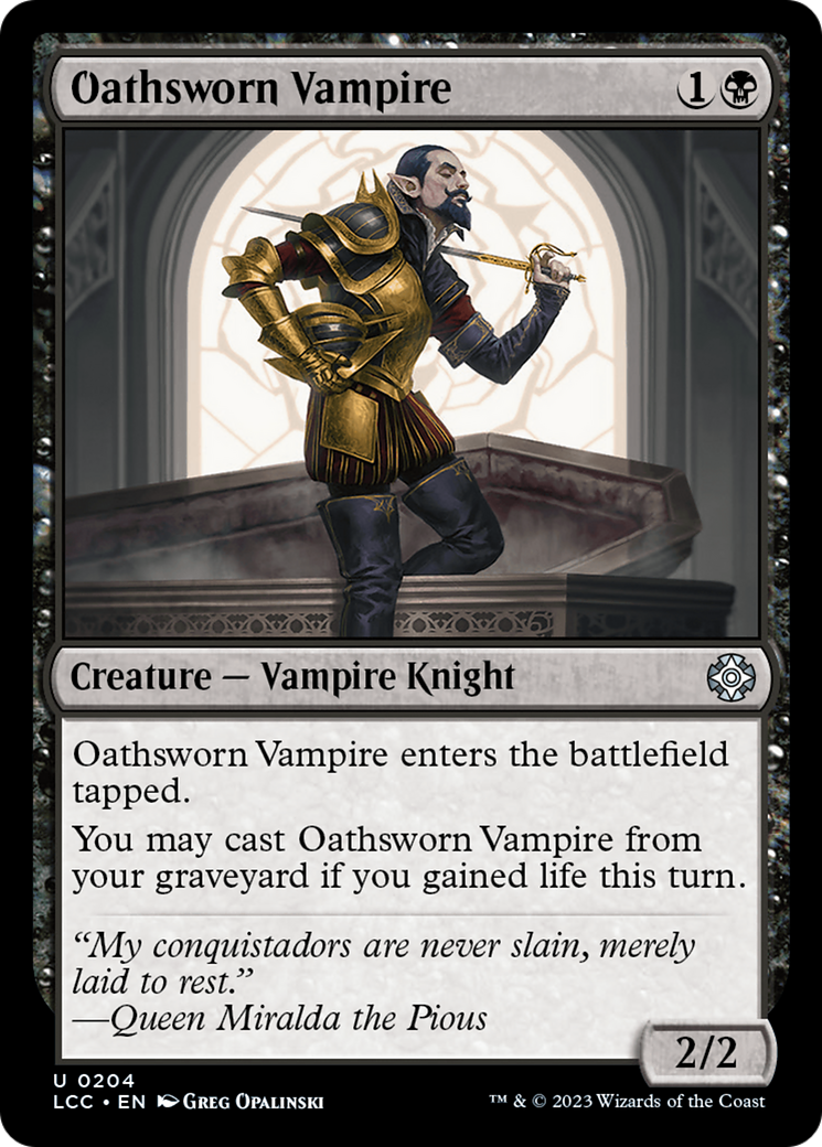 Magic: The Gathering - Oathsworn Vampire - The Lost Caverns of Ixalan Commander