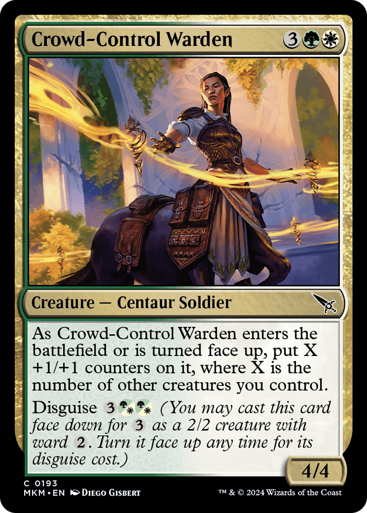 Magic: The Gathering - Crowd-Control Warden - Murders at Karlov Manor