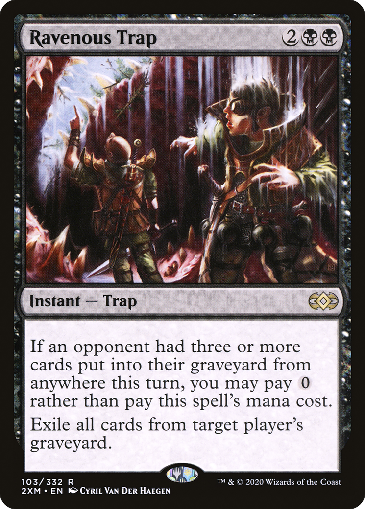Magic: The Gathering - Ravenous Trap Foil - Double Masters