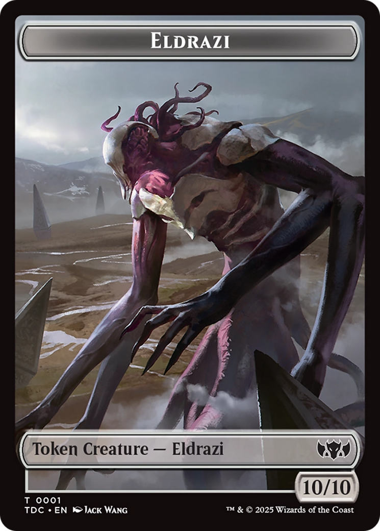 Magic: The Gathering - Eldrazi Token - Tarkir: Dragonstorm Commander Tokens