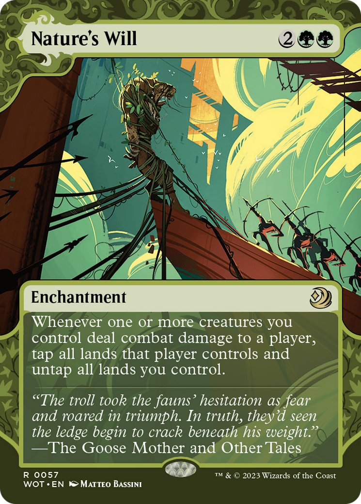Magic: The Gathering - Nature's Will - Wilds of Eldraine: Enchanting Tales