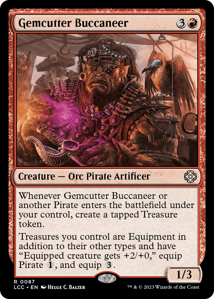 Magic: The Gathering - Gemcutter Buccaneer - The Lost Caverns of Ixalan Commander