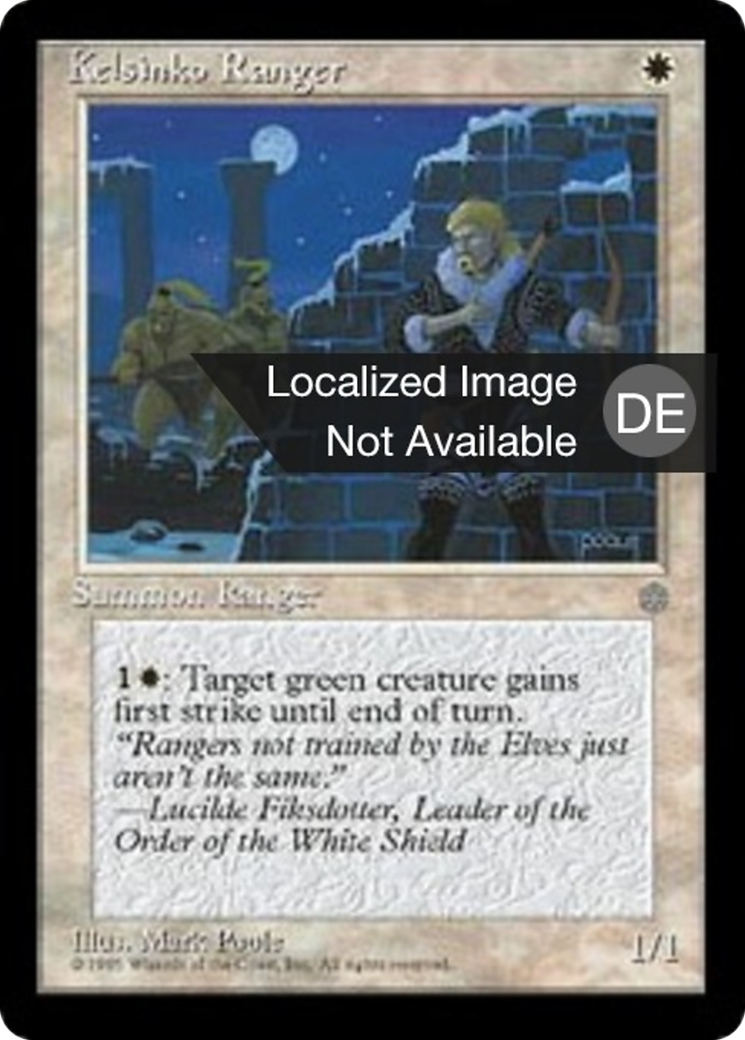 Magic: The Gathering - Kelsinko Ranger - Ice Age