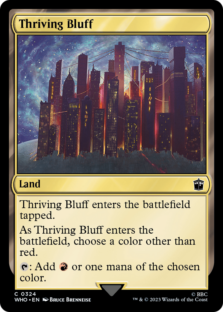 Magic: The Gathering - Thriving Bluff Foil - Doctor Who
