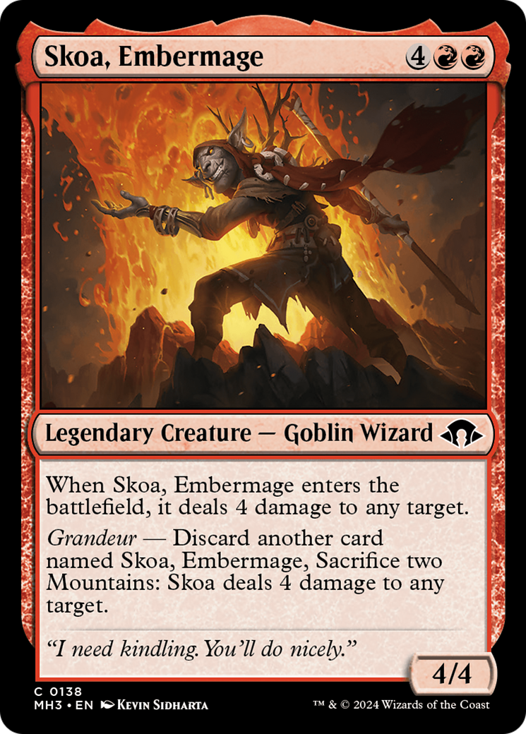 Magic: The Gathering - Skoa, Embermage Foil - Modern Horizons 3
