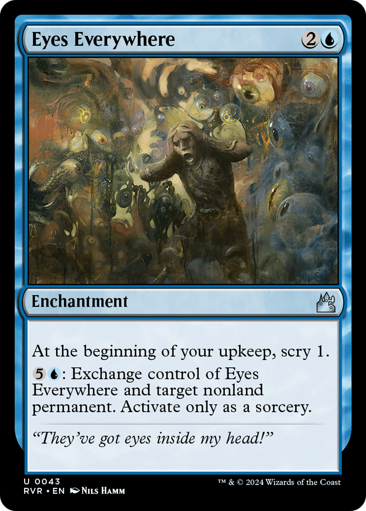 Magic: The Gathering - Eyes Everywhere Foil - Ravnica Remastered