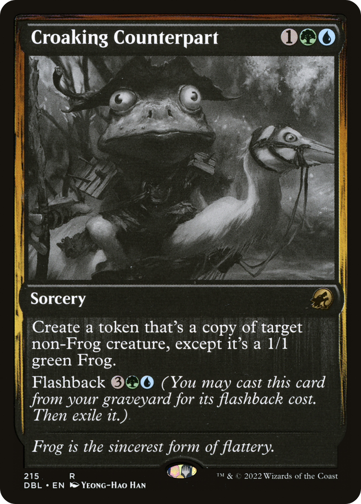 Magic: The Gathering - Croaking Counterpart - Innistrad: Double Feature