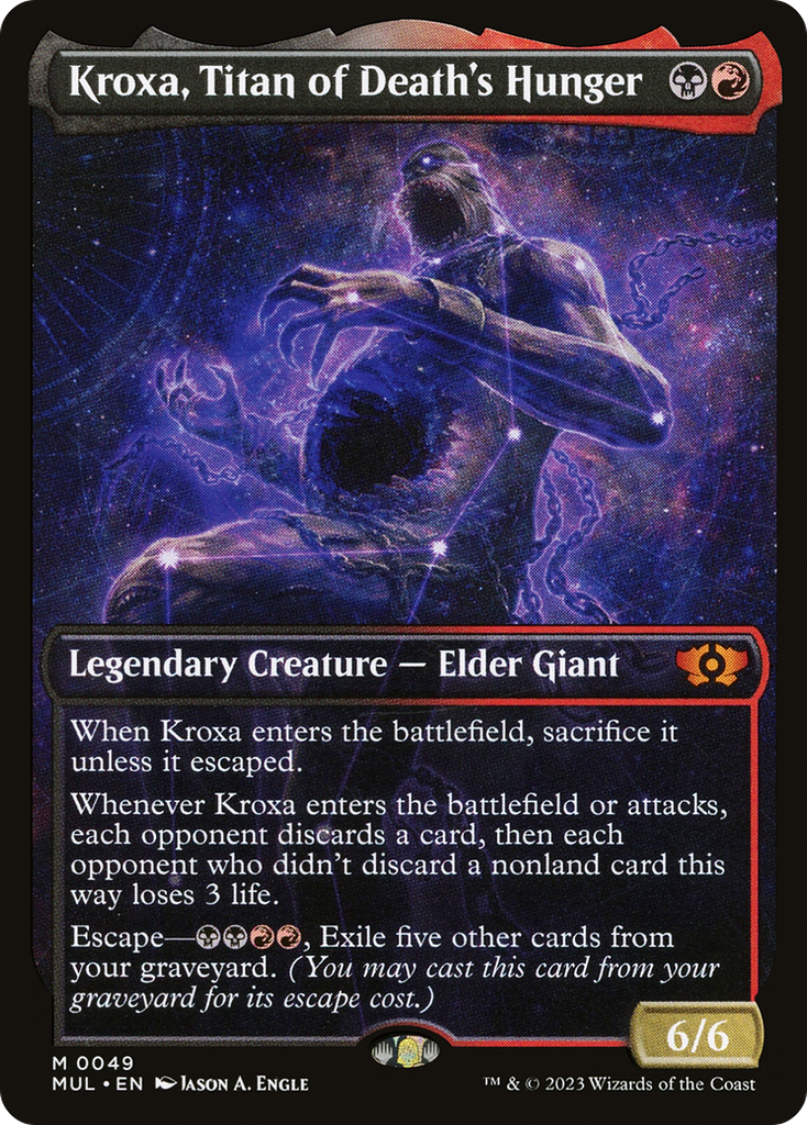 Magic: The Gathering - Kroxa, Titan of Death's Hunger - Multiverse Legends