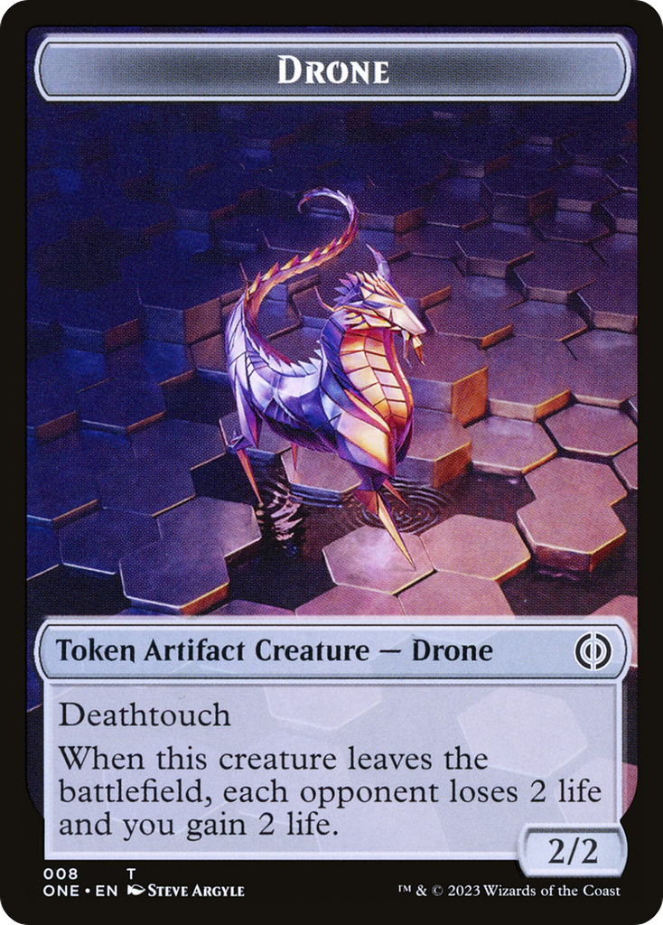 Magic: The Gathering - Drone Token - Phyrexia: All Will Be One Tokens