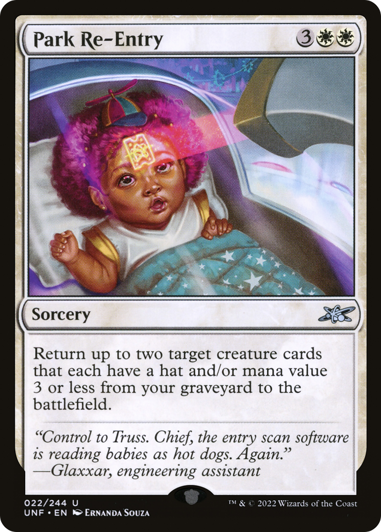Magic: The Gathering - Park Re-Entry Foil - Unfinity