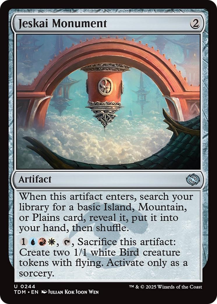 Magic: The Gathering - Jeskai Monument Foil - Tarkir: Dragonstorm