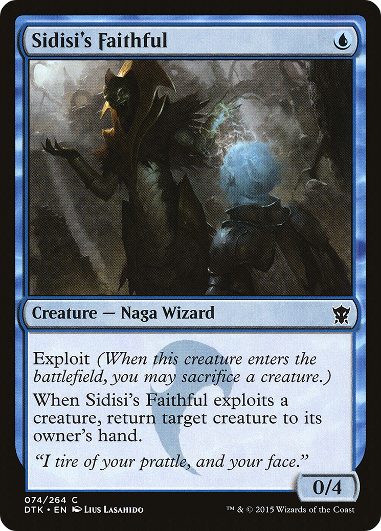 Magic: The Gathering - Sidisi's Faithful Foil - Dragons of Tarkir