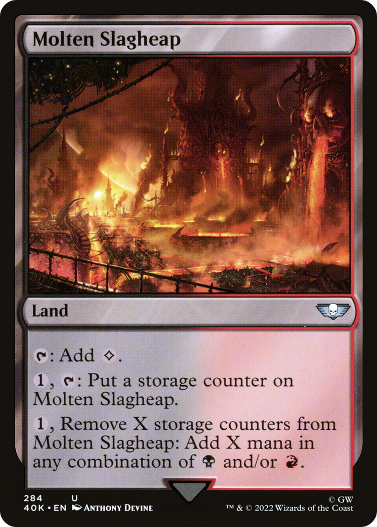Magic: The Gathering - Molten Slagheap - Warhammer 40000 Commander