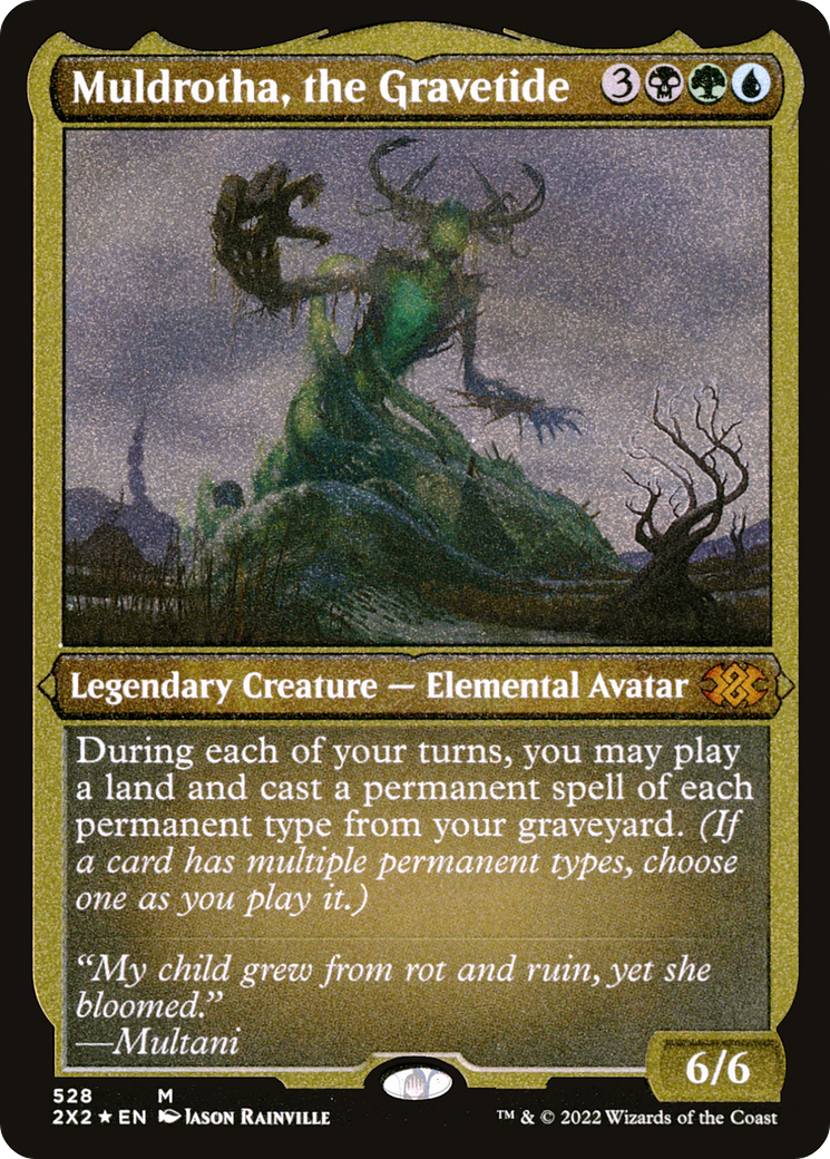 Magic: The Gathering - Muldrotha, the Gravetide Foil - Double Masters 2022