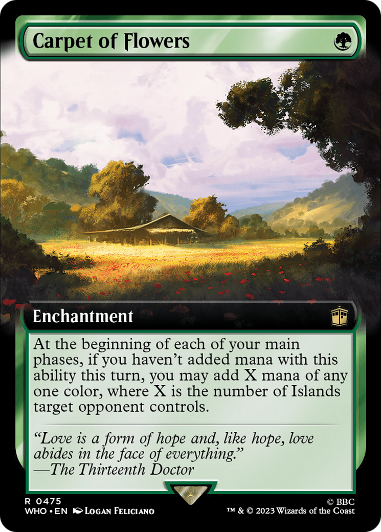 Magic: The Gathering - Carpet of Flowers - Doctor Who