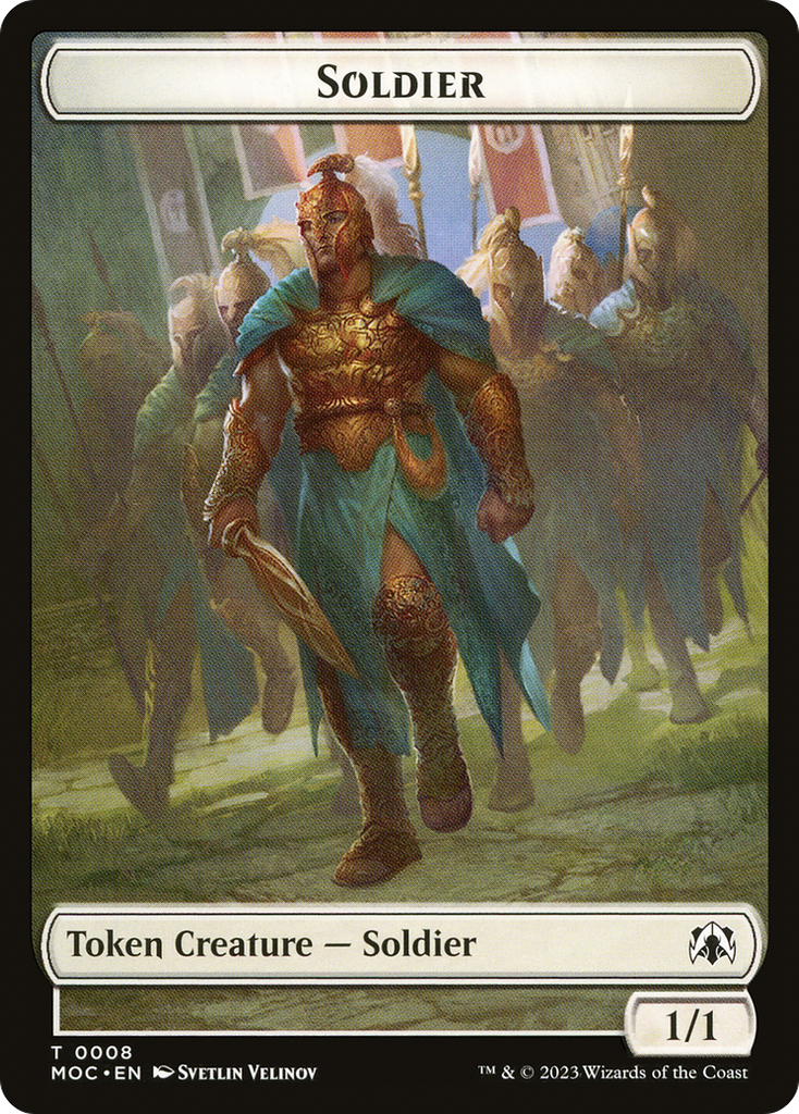 Magic: The Gathering - Soldier Token - March of the Machine Commander Tokens
