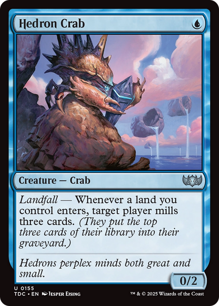 Magic: The Gathering - Hedron Crab - Tarkir: Dragonstorm Commander