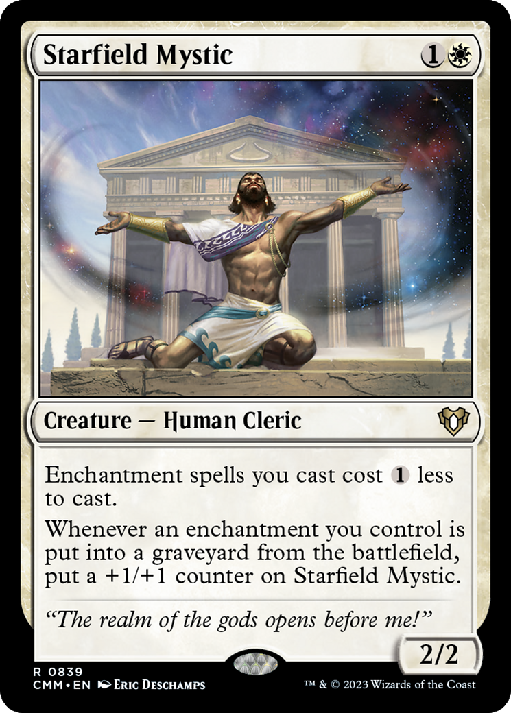 Magic: The Gathering - Starfield Mystic - Commander Masters