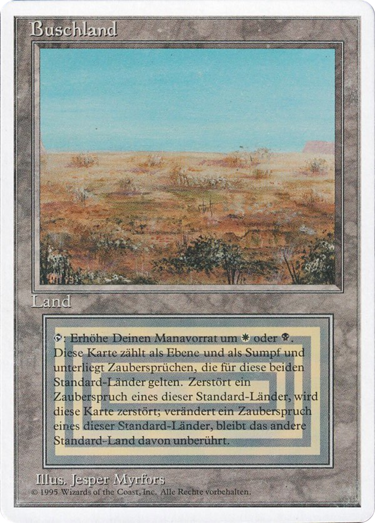 Magic: The Gathering - Buschland - Revised Edition