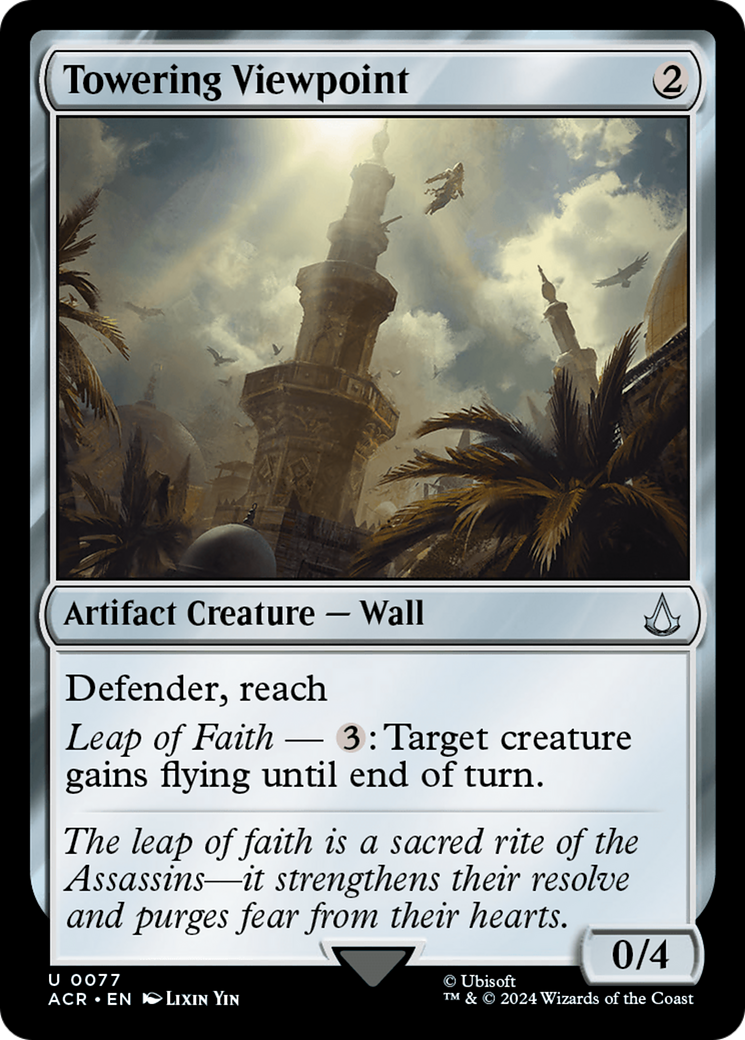 Magic: The Gathering - Towering Viewpoint Foil - Assassin's Creed