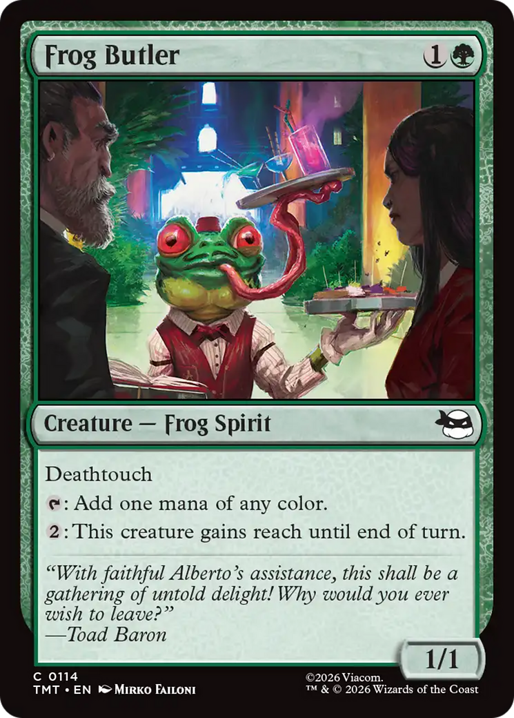 Magic: The Gathering - Frog Butler Foil - Teenage Mutant Ninja Turtles