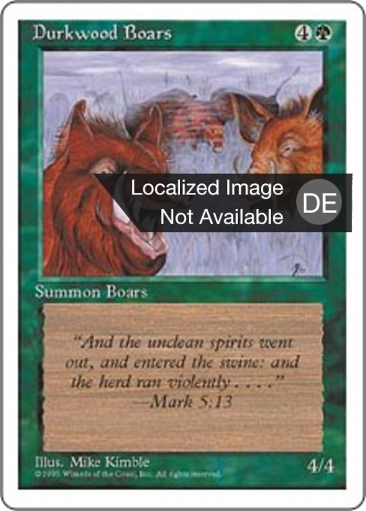 Magic: The Gathering - Düsterwaldkeiler - Fourth Edition