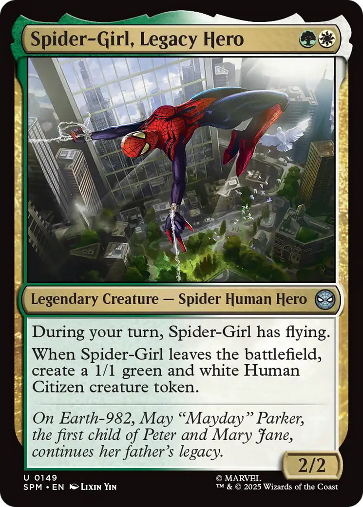 Magic: The Gathering - Spider-Girl, Legacy Hero Foil - Marvel's Spider-Man
