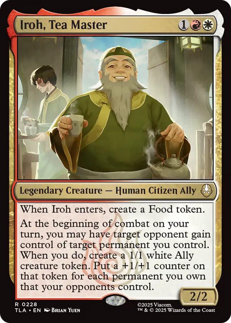 Magic: The Gathering - Iroh, Tea Master Foil - Avatar: The Last Airbender