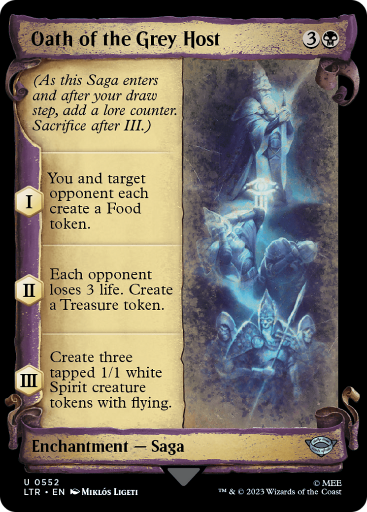 Magic: The Gathering - Oath of the Grey Host Foil - The Lord of the Rings: Tales of Middle-earth