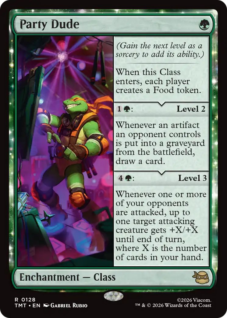Magic: The Gathering - Party Dude Foil - Teenage Mutant Ninja Turtles