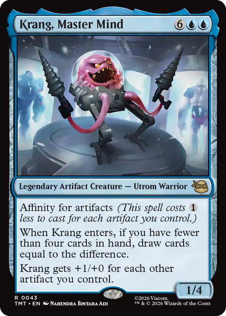 Magic: The Gathering - Krang, Master Mind Foil - Teenage Mutant Ninja Turtles