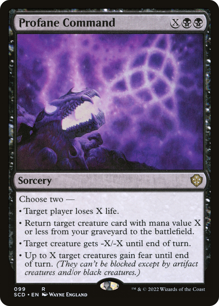 Magic: The Gathering - Profane Command - Starter Commander Decks