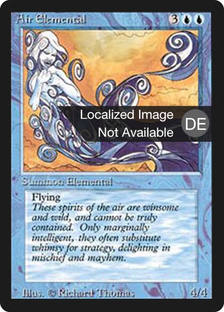 Magic: The Gathering - Luftelementar - Foreign Black Border