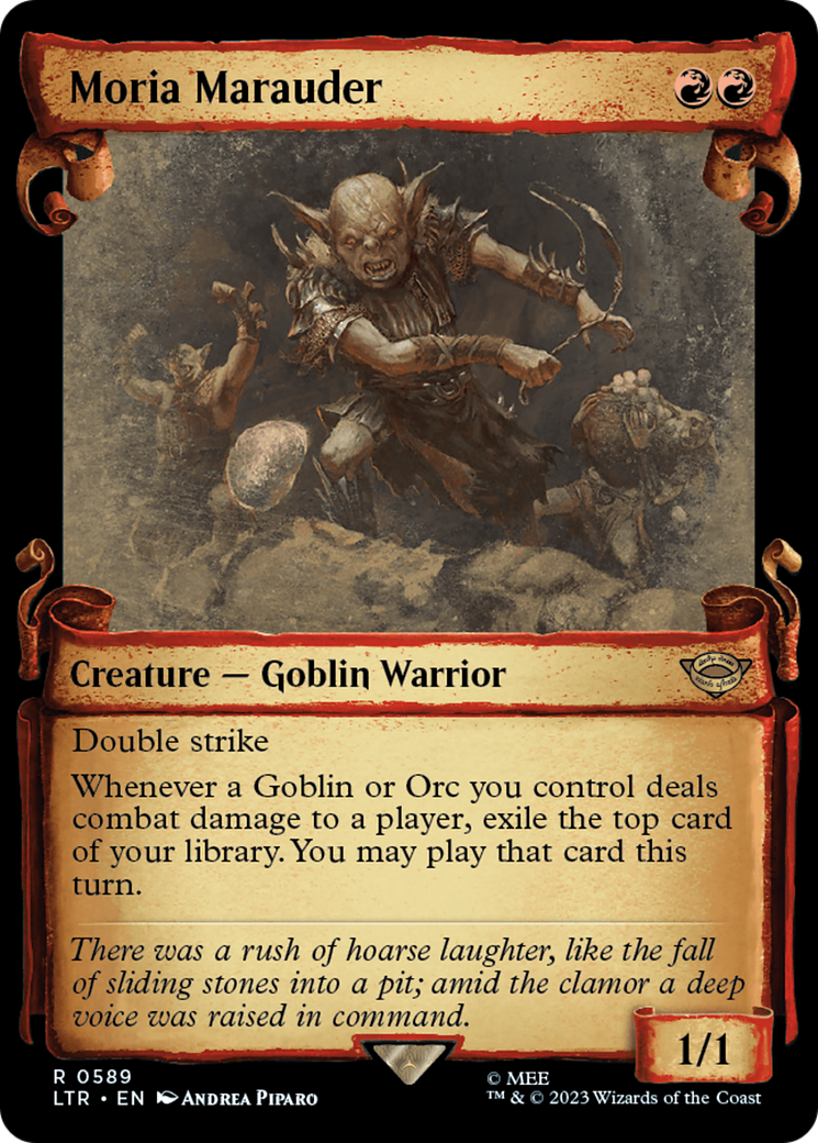 Magic: The Gathering - Moria Marauder Foil - The Lord of the Rings: Tales of Middle-earth