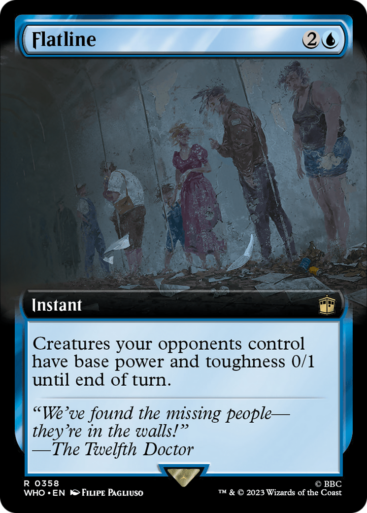 Magic: The Gathering - Flatline Foil - Doctor Who