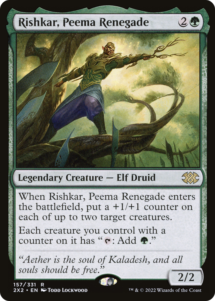 Magic: The Gathering - Rishkar, Peema Renegade - Double Masters 2022