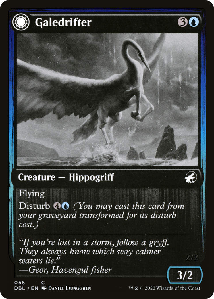 Magic: The Gathering - Galedrifter // Waildrifter Foil - Innistrad: Double Feature