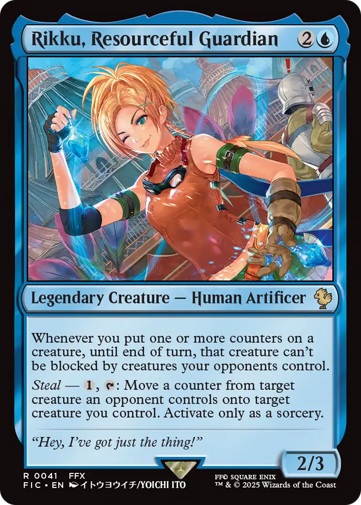 Magic: The Gathering - Rikku, Resourceful Guardian - Final Fantasy Commander