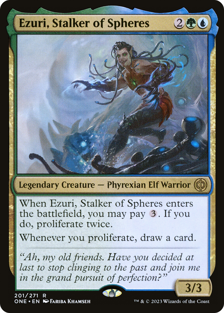 Magic: The Gathering - Ezuri, Stalker of Spheres Foil - Phyrexia: All Will Be One