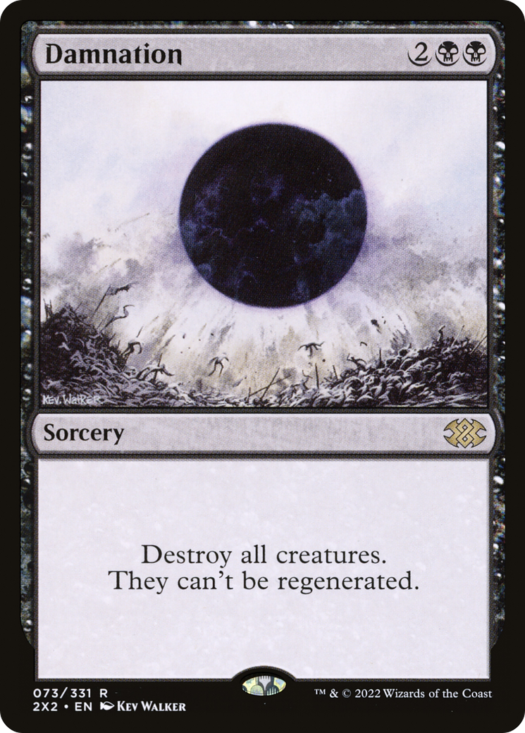 Magic: The Gathering - Damnation Foil - Double Masters 2022